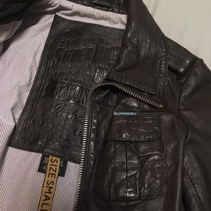 Superdry Leather Jacket